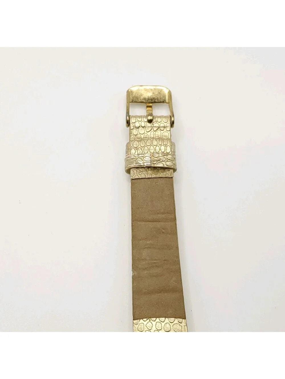 Elizabeth Taylor Quartz Womens Watch 29mm Square Gold Tone New Battery